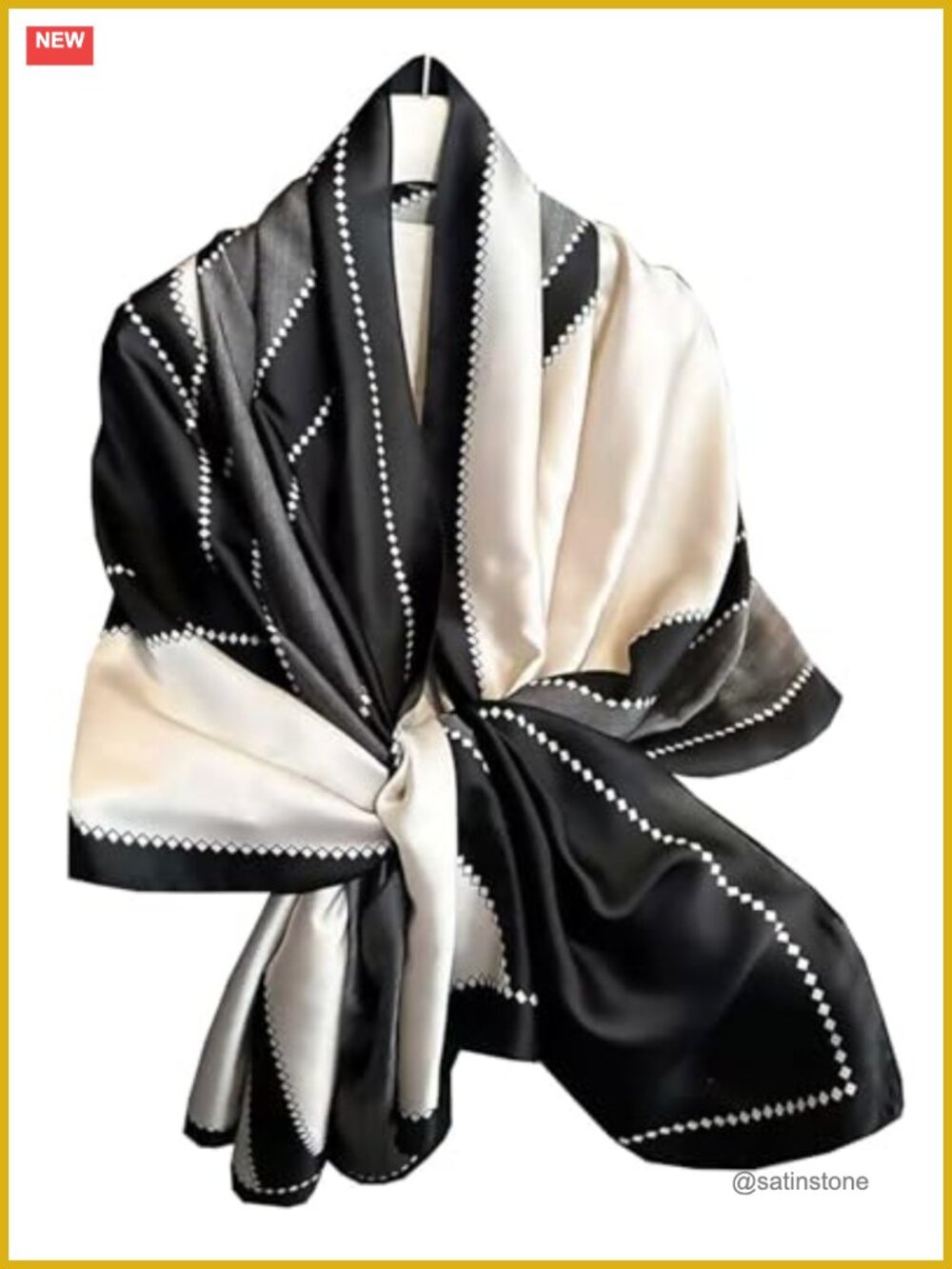 Long Silky Scarf for Women Dressy Fashion Lightweight Shawl Wrap